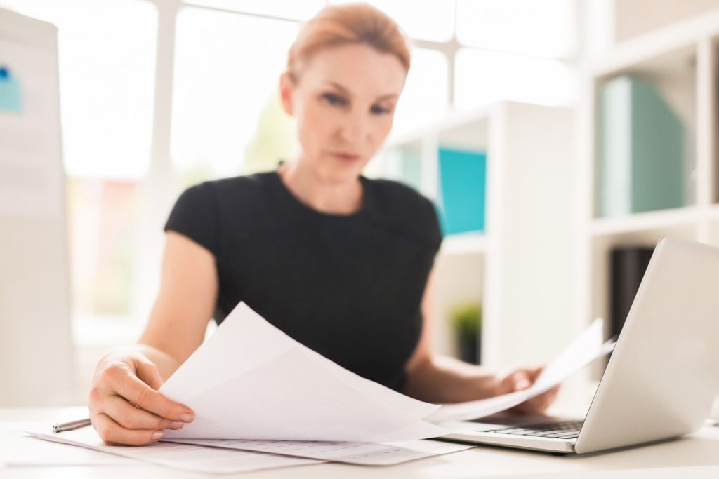 preparing financial report